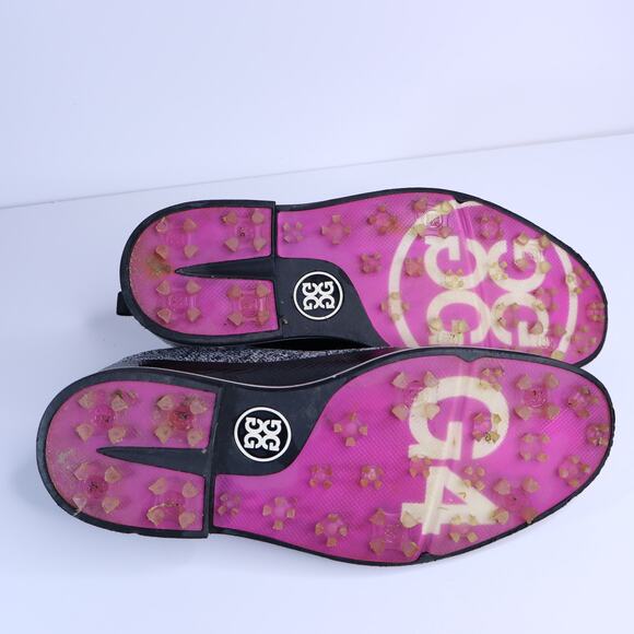 G/FORE Knit Tuxedo Gallivanter Golf Shoes Onyx Snow Low Top Men's 8.5 - Picture 6 of 9